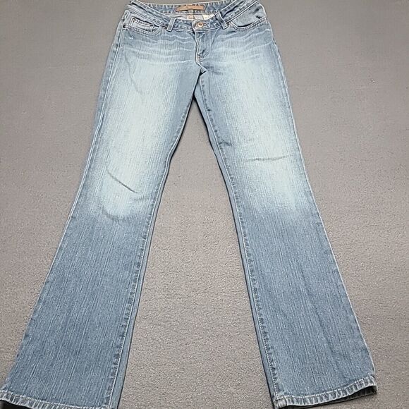 FRX Clothing Womens Jeans‎ 29 Light Blue Faded Slim Boot - Picture 1 of 9